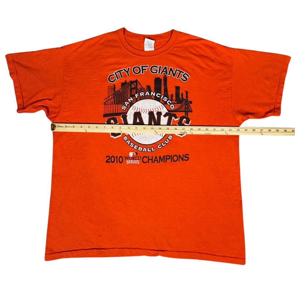 Gildan Orange San Francisco Giants 2010 Champions Graphic Tee - Picture 5 of 8